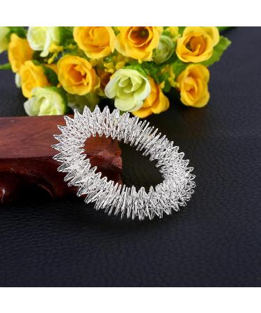 Massage Ring - Acupuncture Finger Ring for Joint Fatigue Relief | Stainless Steel Tool for Elderly & Computer Users - Buy Online on GoSupps.com