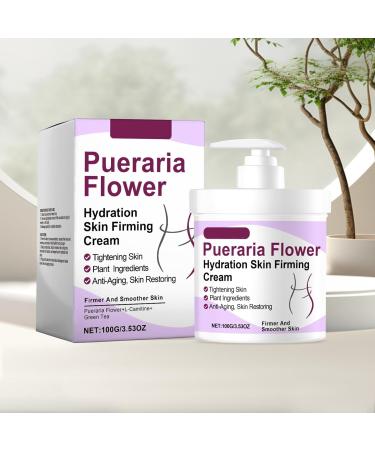 Pueraria Flower Skin Firming Moisturizing Cream Anti-Cellulite Moisturizer Hydrating Balm - Nourishes Hydrates and Helps Restore Skin Barrier Face & Body (2) - Buy Online on GoSupps.com