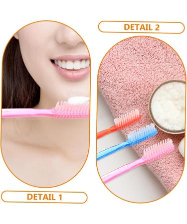 Ultechnovo 10 St Adult Toothbrush Set - Hard & Extra Hard Cleaning Brushes for Effective Oral Care | Interdental & Stiff Brushes for Adults - Buy Online on GoSupps.com