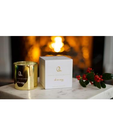 Buy Oh So Cozy Gold Luxe Scented Candle - Handmade Natural Soy Wax 70 Hour Burn | Ideal Gift for Home Decor | Eco-Friendly Aromatherapy - Ship Internationally - Buy Online on GoSupps.com