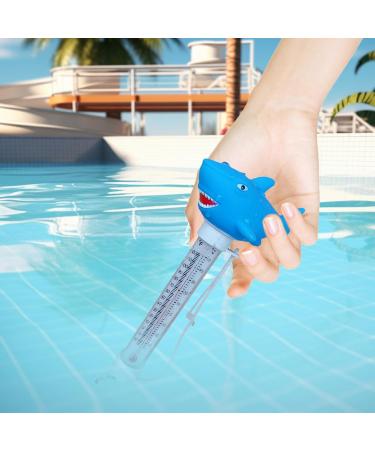 Cartoon Buoy Thermoscope | Floating Animal Pool Temperature Monitor for Kids - Fun & Functional Shark Design - Buy Online on GoSupps.com