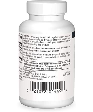 Source Naturals Vitamin K 500 mcg 100 Tablets - Bone Health Support - Buy Online on GoSupps.com