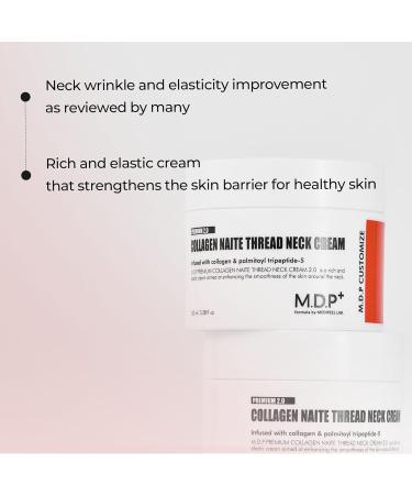 MDP+ Premium Collagen Neck Cream 2.0 | Anti-Aging Skin Tightening & Firming Peptides | Wrinkle & Fine Line Solution for Neck & D collet | 3.38 fl. oz (100ml - Buy Online on GoSupps.com