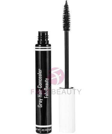 Gray Hair Cover-up Mascara Touch Up for Men & Women Instantly Cover Your Grey Roots and Hair with Concealer Brush (Dark Black) - Buy Online on GoSupps.com