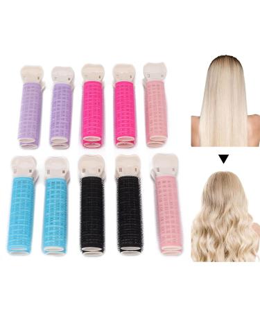 10-Piece Hair Clipping Curlers Set - Fast Curling Clips for Curly Hair Washable & Reusable Portable Hair Root Clips for Effortless Styling - Buy Online on GoSupps.com