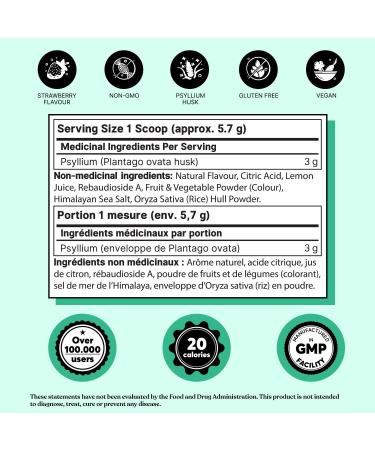 ColonBroom Psyllium Husk Powder - Colon Cleanser for Constipation & Bloating Relief Gut Health - Vegan Gluten-Free Non-GMO Fiber Supplement (60 Servings) - Buy Online on GoSupps.com