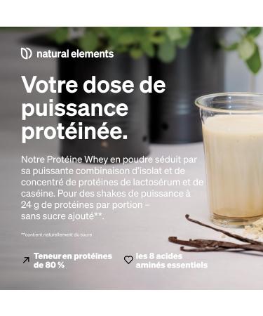 Whey protein powder Vanilla 1 kg 24 g protein per serving for your muscle building highly dosed produced and tested in the laboratory in Germany - Buy Online on GoSupps.com