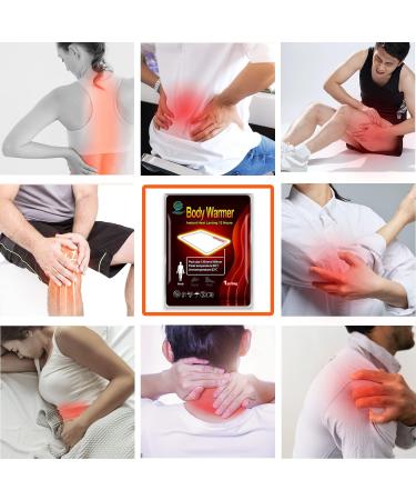 KONGDY 10 PCS Heat Patches for Neck Back Pain Relief - Disposable Heat Therapy Patches for Instant Relief - Up to 18 Hours of Heat Wraps for Joint Muscle Pain - Body Warmer - Buy Online on GoSupps.com