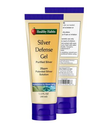 Healthy Habits Silver Defense Gel | Ultra Premium Colloidal Silver Gel with Nano-Technology | International Shipping - Buy Online on GoSupps.com