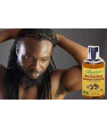 Fountain Real Black Jamaican Castor Oil - 4 Ounces | Premium Natural Hair & Skin Care - Fast International Shipping - Buy Online on GoSupps.com