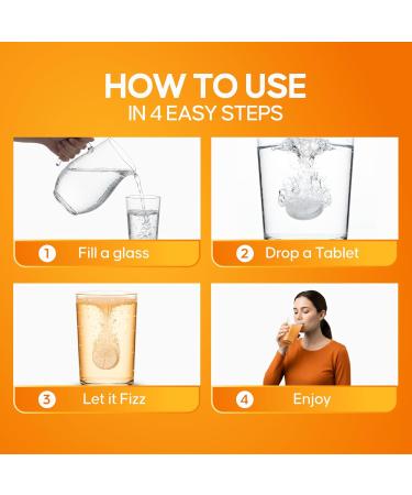 Nutrazul Immune Triple Action Effervescent Tablets with Vitamin C 1000mg Vitamin D Zinc Support Daily Routine Vegan Gluten-Free Sugar-Free Lactose-Free Orange Flavor 20 Tablets (Pack of 5x20) - Buy Online on GoSupps.com