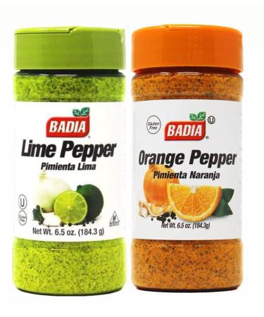 Badia Seasoning Combo Pack (Orange & Lime Pepper Seasoning 184.3g)