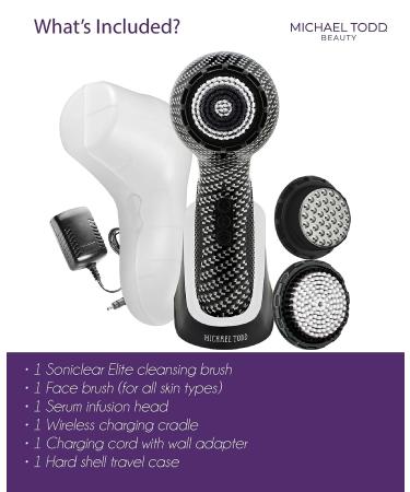 Michael Todd Beauty Soniclear Elite 6-Speed Facial Cleansing Brush System - Buy Online on GoSupps.com