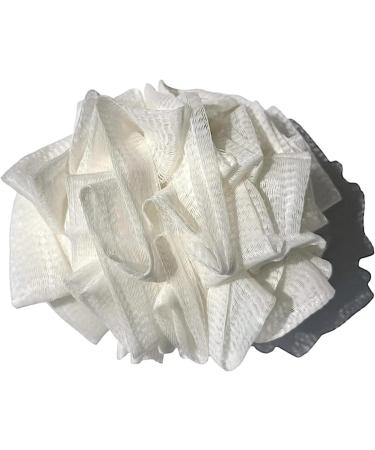 2 in 1 Bath Loofah Sponge Portable Face Washing Shower Loofahs Mesh Pouf Suitable for Wet or Dry Brushing Men Women Bath Supplies - Buy Online on GoSupps.com