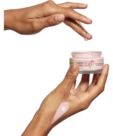 Garnier Organic Rosy Glow 3in1 Youth Cream 50ml - Radiant & Glowing Skin with Rosehip Seed Oil & Vitamin C - Vegan Formula for All Skin Types - Buy Online on GoSupps.com