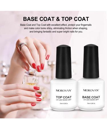 Morovan Acrylic Nail Kit 124 IN 1 - 78 Colors Glitter Powder, Nail Tool Set for Extension - Beginner Friendly - Buy Online on GoSupps.com