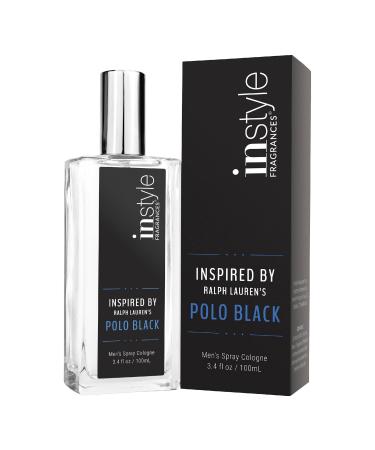 Instyle Fragrances | Inspired by Ralph Lauren's Polo Black | Mens Eau de Toilette | Vegan, Paraben Free, Phthalate Free | Never Tested on Animals | 3.4 Fluid Ounces