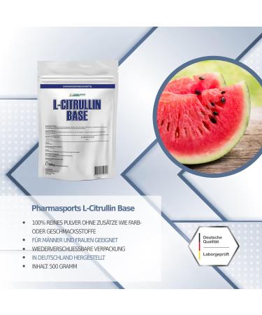 500g Pure Citrulline Base - 100% Vegan Powder for Enhanced Fitness | Boost Arginine & Blood Circulation - Buy Online on GoSupps.com