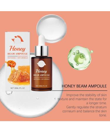 TS TAC-SKY Honey Facial Serum - Hydrating Oil-Control Brightening & Firming Essence For Smooth Glowing Skin(2PCS) - Buy Online on GoSupps.com