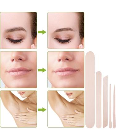 Buy BQTQ 300-Piece Wooden Spatula Set for Hair Removal - Waxing Sticks & Spatels in 5 Styles - Ideal for DIY Waxing - Buy Online on GoSupps.com