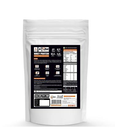 Buy AS-IT-is Atom Whey Protein 1kg - USA Labdoor Certified Kesar Elaichi Flavor 27g Protein Digestive Enzymes International Shipping Available - Buy Online on GoSupps.com
