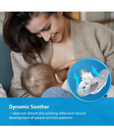 LOVI Dynamic Pacifier 6-18 Months - Silicone BPA-Free Buddy Bear Collection - 2 Pack Grey | International Shipping Available - Buy Online on GoSupps.com