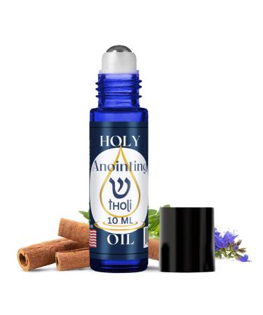 Anointing Oil (Spikenard Hyssop Cassia Cinnamon Rosehip) Holy Oil for Prayer Ceremonies and Blessings (10mL Roller) Tholi Oil Blend 0.34 Fl Oz (Pack of 1)