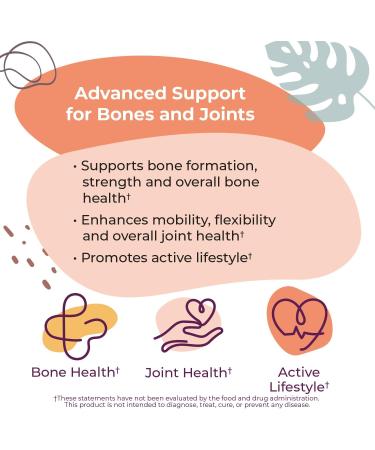 Body Kitchen Mega Osteo Vegan Bone & Joint Support Supplement with Bonolive K2VITAL MK-7 Vegan Vitamin D3 & Albion Calcium 60 Vegetable Capsules - Buy Online on GoSupps.com