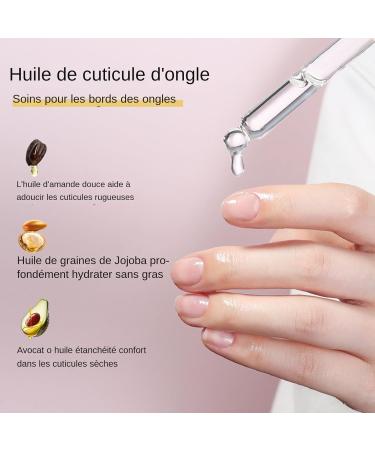 Nail and Cuticle Oil - 15ml Repair Care For Damaged Nails | Nourishing Care For Cracked Nails Compact Cuticle Care Product For Travel - Buy Online on GoSupps.com