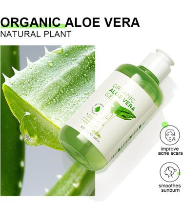 Aloe Vera Gel for Face Aloe Vera Moisturiser - Fast-Absorbing Deeply Hydrates Pure Aloe Vera Gel - After Sun Body Moisturisers Aloe Vera Cream for Deeply & Rapidly Soothing After Sun Care Gel - Buy Online on GoSupps.com