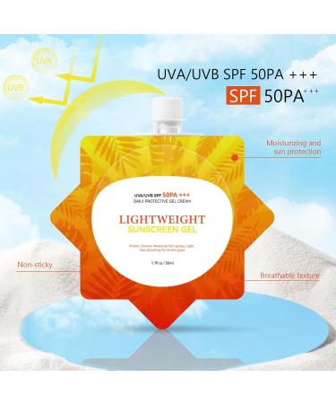 Air Fit Sunscreen SPF 50 - Ultra Light Moisturizing Korean Sunscreen for Face & Body, Broad Spectrum UVA/UVB Protection, No White Cast, Water Resistant and Non-Greasy (1) - Buy Online on GoSupps.com
