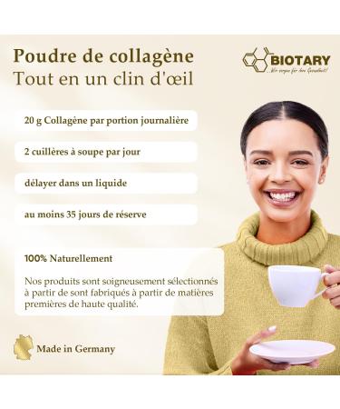 Collagen Powder 700g | 100% Pure Collagen Hydrolyzate | Peptide 1 2 3 | Excellent Solubility | 100% Pure & Original | No Additives | Neutral Taste - Buy Online on GoSupps.com