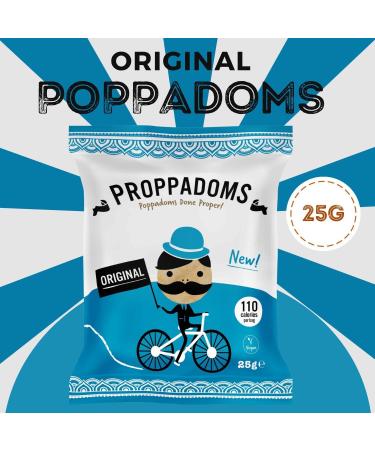 Proppadom Wafers Pick N Mix - Choose From 3+ Flavours | Garlic & Red Chilli Jalapeno Sriracha Original | Gift Set for Wafer Lovers Pack of 3 X 25g 25 g (Pack of 3) - Buy Online on GoSupps.com