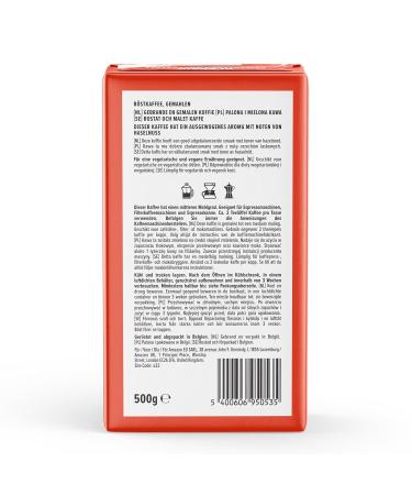 Buy Our Essentials by Amazon Classic Ground Coffee - Medium Roast 500g Pack of 4 | International Shipping Available - Buy Online on GoSupps.com