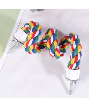 Balacoo Bird Perch Rope Bungee Bird Toy Cage Parrot Chewing Toy (40cm) Size 1 - Buy Online on GoSupps.com