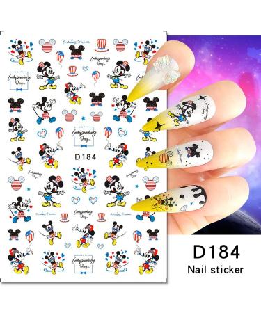 4th of July Nail Art Stickers - Patriotic Independence Day Designs for Acrylic Nails - Buy Online on GoSupps.com
