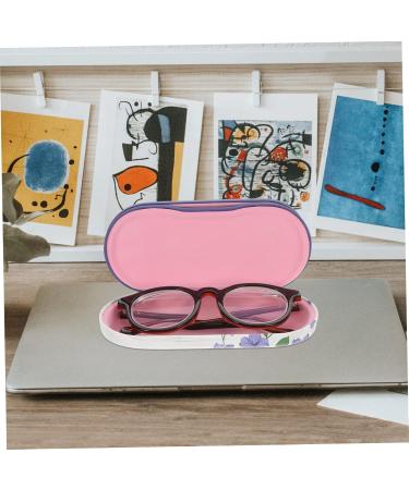 Solustrie Double-Lodged Glasses Case - Stylish Storage Organizer & Travel Accessories for Glasses & Contact Lenses - Ideal for Home & Outdoor Use - Buy Online on GoSupps.com