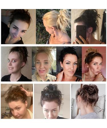 Messy Bun Hair Piece for Women Synthetic Tousled Updo Messy Bun Hair Pieces Hair Scrunchies Extensions with Elastic Band Ponytails Hair Extensions for Women Fake Hair Accessories for Women Girls Pink - Buy Online on GoSupps.com