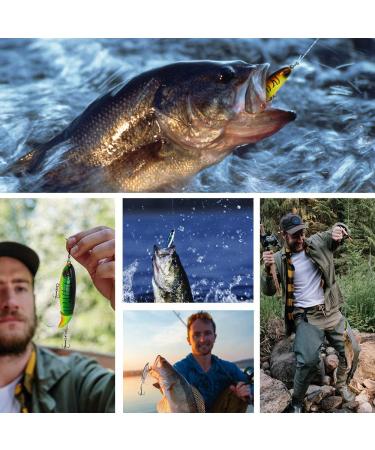 6PCS Bass Whopper Lures Kit - Floating Rotating Tail Topwater Fishing Lures for Bass & Trout - Buy Online on GoSupps.com