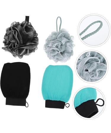 SOESFOUFU 2 Sets Bath Set Women Shower Body Exfoliating Mitten Bathing Accessories Bath Accessories Bubble Maker Body Wash Puff Korean Washcloth Bath Loofah Rayon Deep Cleaning Toiletries - Buy Online on GoSupps.com