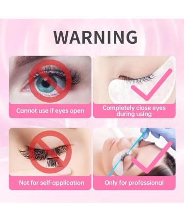 Cream Eyelash Extension for Sensitive Skin Individual Eyelash Extension Removal Eyelash Extension Removal Product Antiallergic and Odorless 5 g Pink - Buy Online on GoSupps.com
