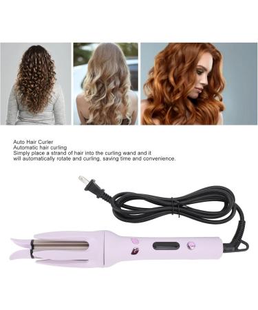 Automatic Curling Iron - 1.1 Inch Anti-Scald Auto Curler with Adjustable Temperature | Professional Rotating Curling Wand for Effortless Hair Styling - Buy Online on GoSupps.com