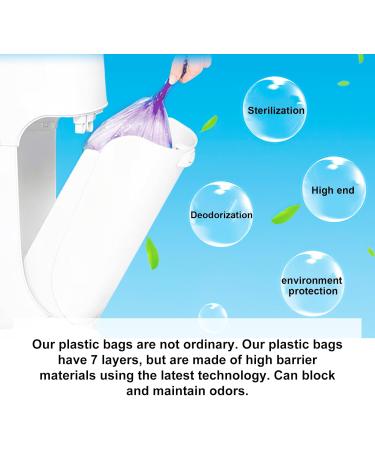 Refilling Foil for Diaper Pail - 12 Smell-Tight Cassettes 4.5m Compatible with Genius Munchkin Angelcare - Purple - Buy Online on GoSupps.com
