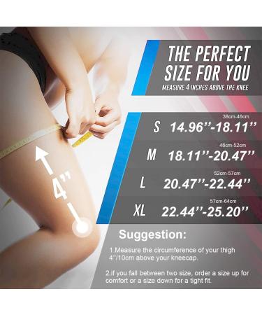 Dualo Kniebandage - Orthopedic Knee Support for Men & Women | Anti-Slip Breathable Knee Brace for Sports & Strength Training | 1 Pair - Buy Online on GoSupps.com