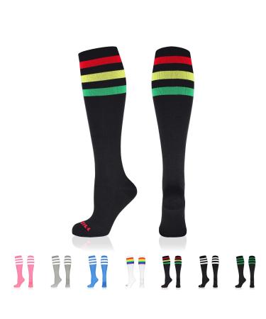 Newzill compression stockings for men and women - for operation medically sporty shin pain strip yellow/green/red L -XL