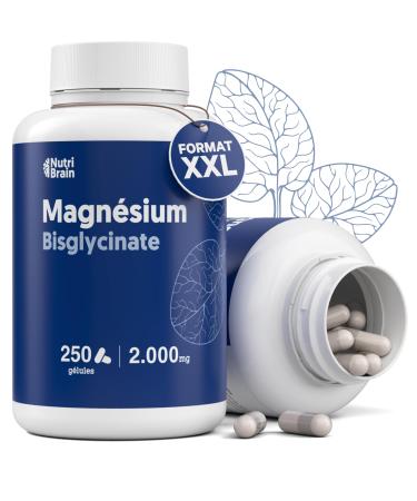Magnesium Bisglycinate 2.000mg | MAX Absorption, No Laxative Effects | Repairing Sleep & Energy, Reduced Anxiety, Bone & Muscle Support, Concentration