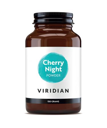 Viridian - Cherry Night Powder 150g | Natural Bedtime Tonic | with Morello Cherries Glycine & Magnesium | Tiredness & Fatigue | Nutritionist Formulated