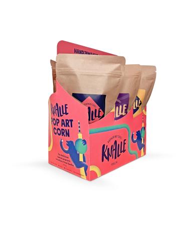 Popkor Doctor's Knalle GmbH Popcorn Berlin Sixpack - sweet and crispy - cinema snacks Popcorn Better than in the cinema caramel candy 6x40 g