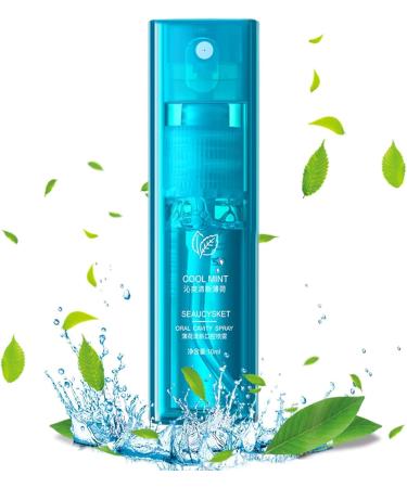 Breathing Fresh: Sugar-Free Bad Breath Spray | PH-Balanced 11ml Travel Mouthwash | Refreshing Floral & Fruity Fragrance for Oral Care - Buy Online on GoSupps.com