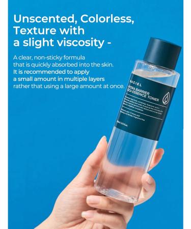 BACIEL Hydra Barrier CICA Essence Toner 6.76 fl.oz - Unscented Korean Hydrating Toner for Sensitive Oily Acne-Prone Skin - Soothing & Nourishing (Renewed 2023 - Buy Online on GoSupps.com